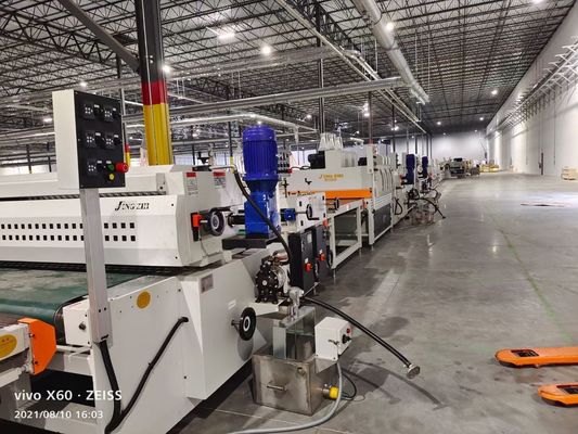 PLC warm smelt coater laminator UV coating machine voor hout